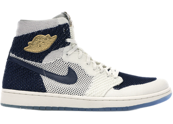 Jordan 1 Retro High Flyknit Derek Jeter RE2PECT for sale