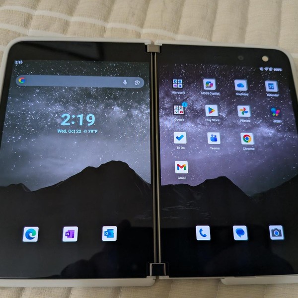 Microsoft Surface Duo - Unlocked, White, 256 GB, 6 GB