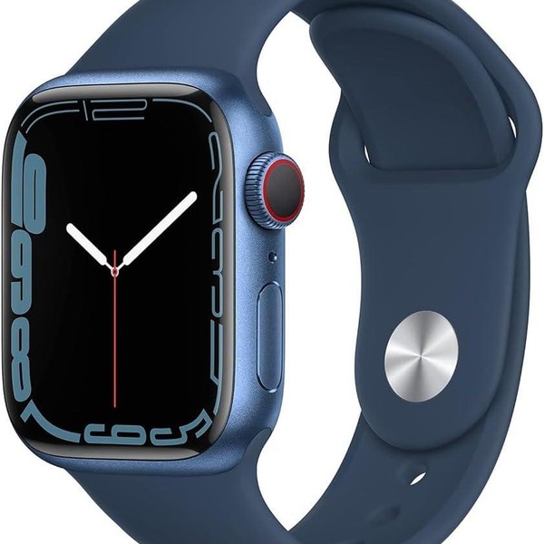 Apple Watch Series 7 41mm - Blue, A2473 - GPS, Aluminum