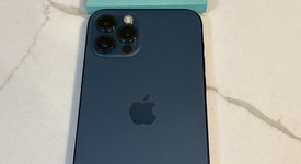 Good
													Apple iPhone 12 Pro - Unlocked, Pacific Blue, 128 GB, A2341, photo 3 of 7