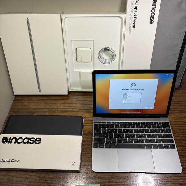 Macbook Retina 2017 - 12 inch - 512 GB, Gray, 16 GB, Intel Core i5