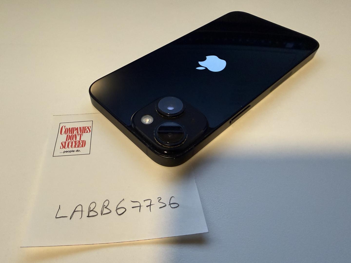 Apple iPhone 14 - Unlocked, 128GB, Midnight, A2649 - LABB67736