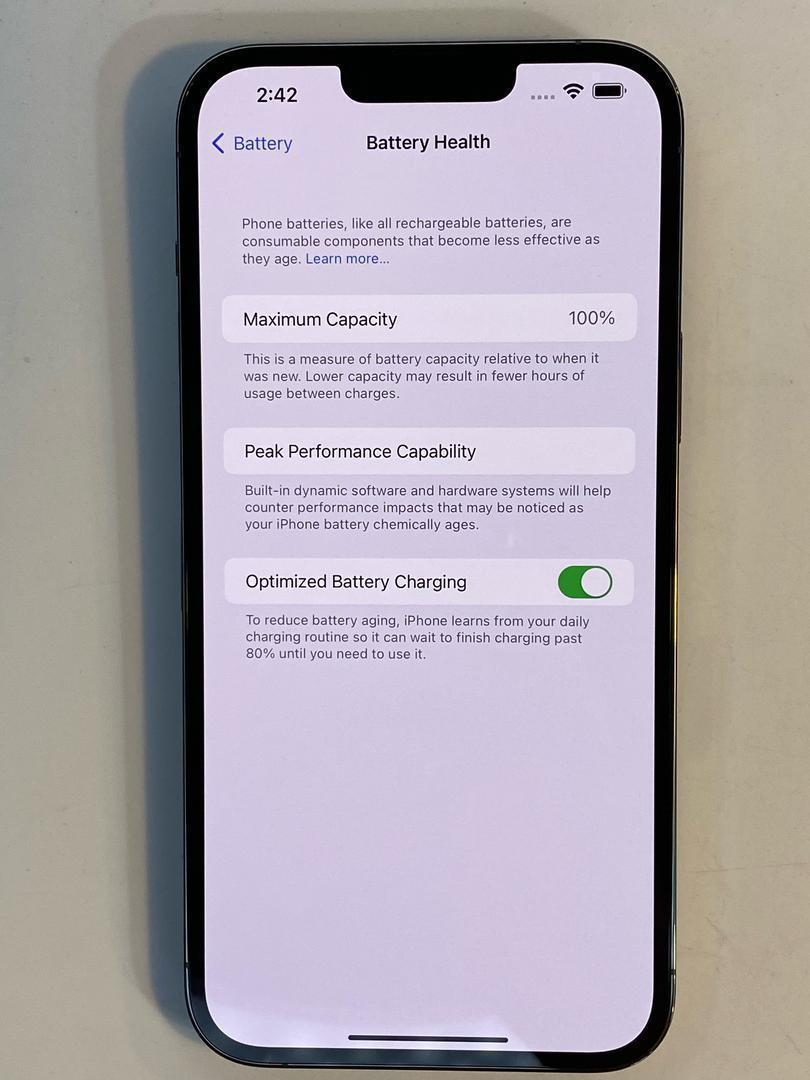 Apple iPhone 13 Pro Max - Verizon, 128 GB, Verde, A2484 2