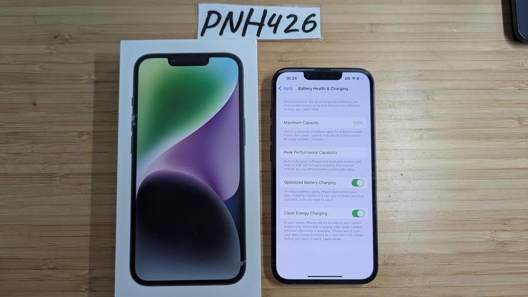 Apple iPhone 14 - Unlocked, 128GB, Midnight, A2649 - LABJ72724