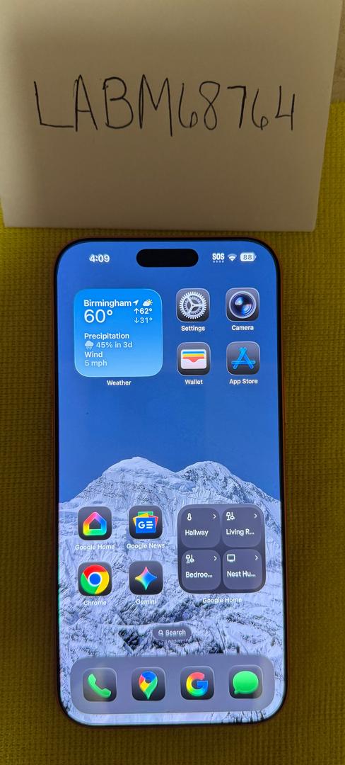 Apple iPhone 17 Pro Max - Unlocked, 256GB, Cosmic Orange, A3257