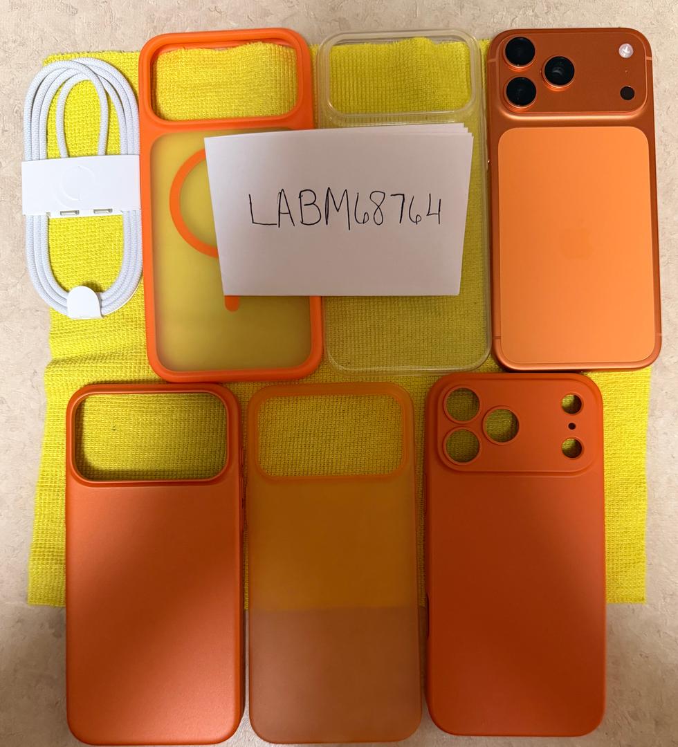 Apple iPhone 17 Pro Max - Unlocked, 256GB, Cosmic Orange, A3257