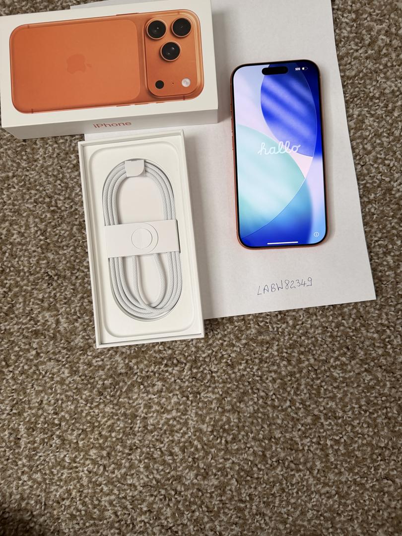 Apple iPhone 17 Pro - Unlocked, 256GB, Cosmic Orange, A3256