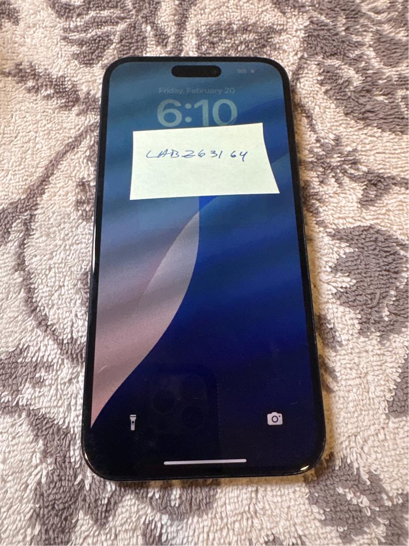 Apple iPhone 16 Plus - Unlocked, 128GB, Black, A3082 - LABZ63164