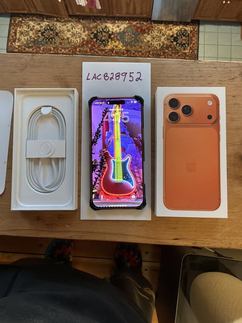 Apple iPhone 17 Pro Max - Unlocked, 512GB, Cosmic Orange, A3257