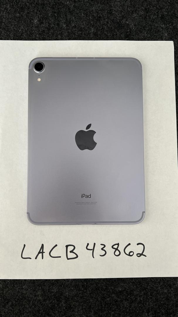 Apple iPad Mini (6th Gen) - Unlocked, 64GB, Gray, A2568