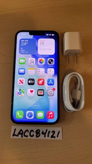 Apple iPhone 13 - Unlocked, 128GB, Midnight, A2482 - LACC84121