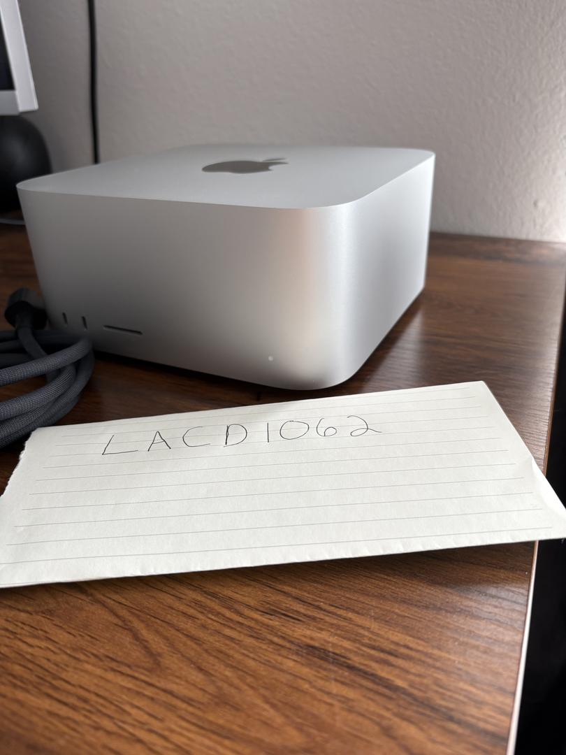 Mac Studio 2022 - 512GB, 32GB, Apple M1 Max, 24 Core GPU