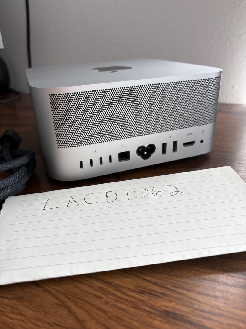 Mac Studio 2022 - 512GB, 32GB, Apple M1 Max, 24 Core GPU