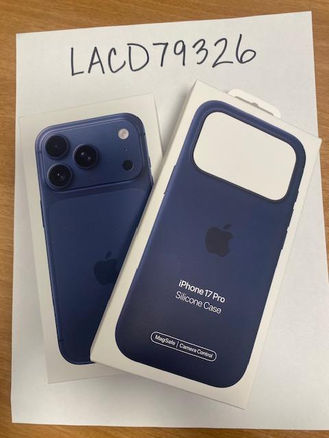 Apple iPhone 17 Pro - Unlocked, 1TB, Deep Blue, A3256 - LACD79326