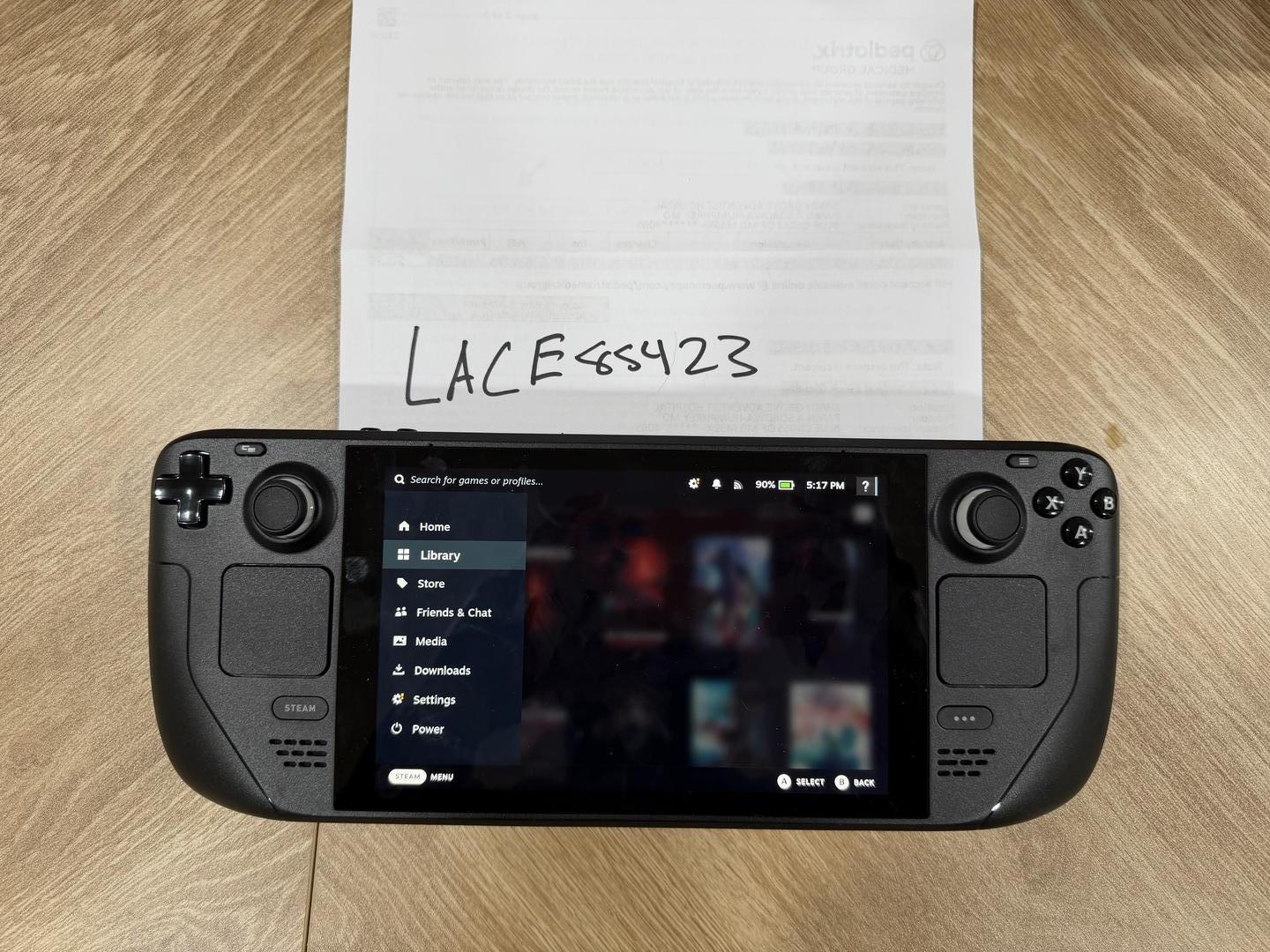 Steam Deck - 256GB, Black, 16GB, AMD - LACE85423 - Swappa