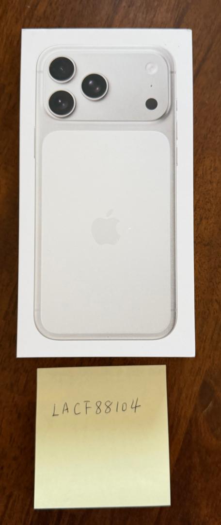 Apple iPhone 17 Pro Max - Unlocked, 256GB, Silver, A3257