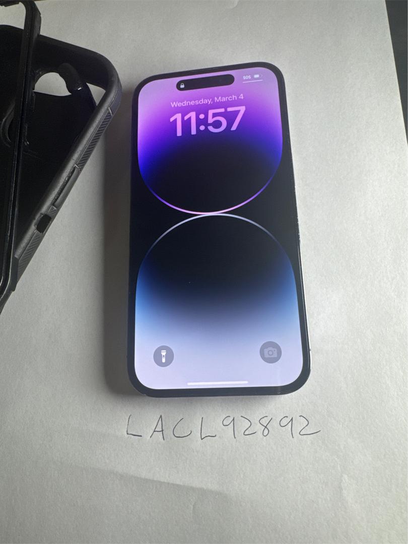 Apple iPhone 14 Pro - Unlocked, 128GB, Purple, A2650 - LACL92892