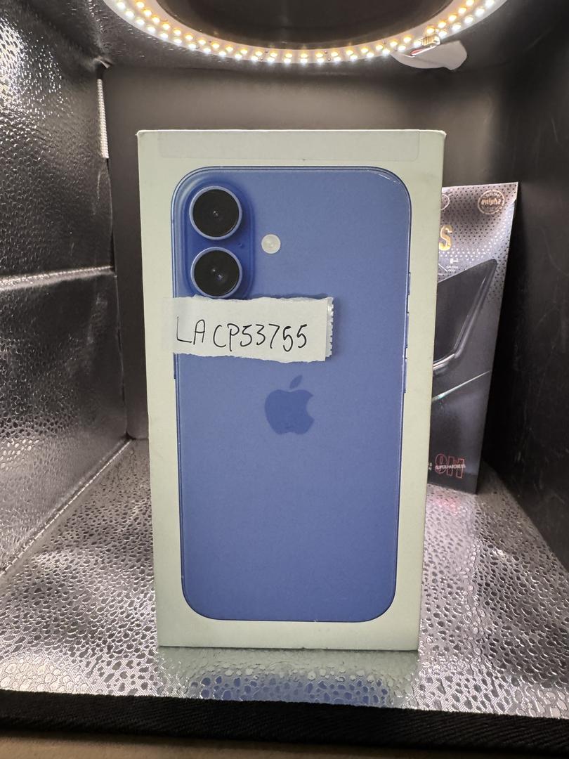 Apple iPhone 16 - Cricket, 128GB, Ultramarine, A3081 - LACP53755