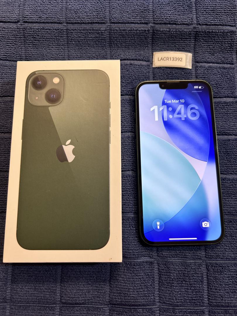 Apple iPhone 13 - Unlocked, 128GB, Green, A2482 - LACR13392 - Swappa