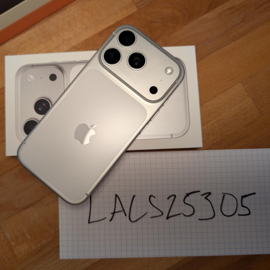 Apple iPhone 17 Pro - Unlocked, 256GB, Silver, A3256 - LACS25305