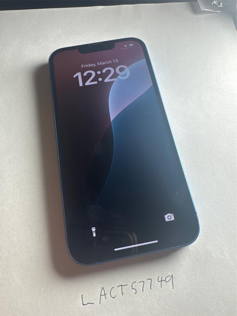 Apple iPhone 13 - Unlocked, 128GB, Blue, A2482 - LACT57749 - Swappa