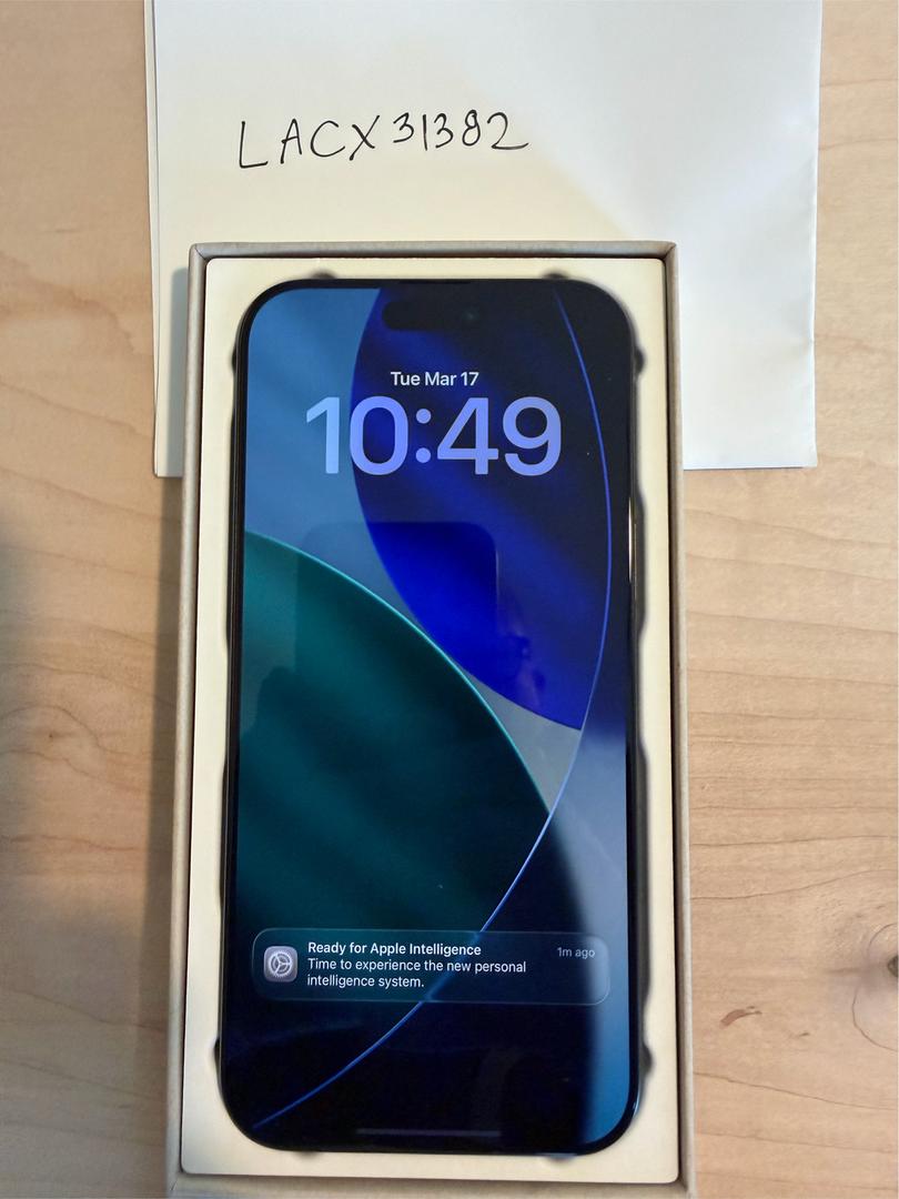 Apple iPhone 16 Pro Max - Unlocked, 256GB, Black, A3084