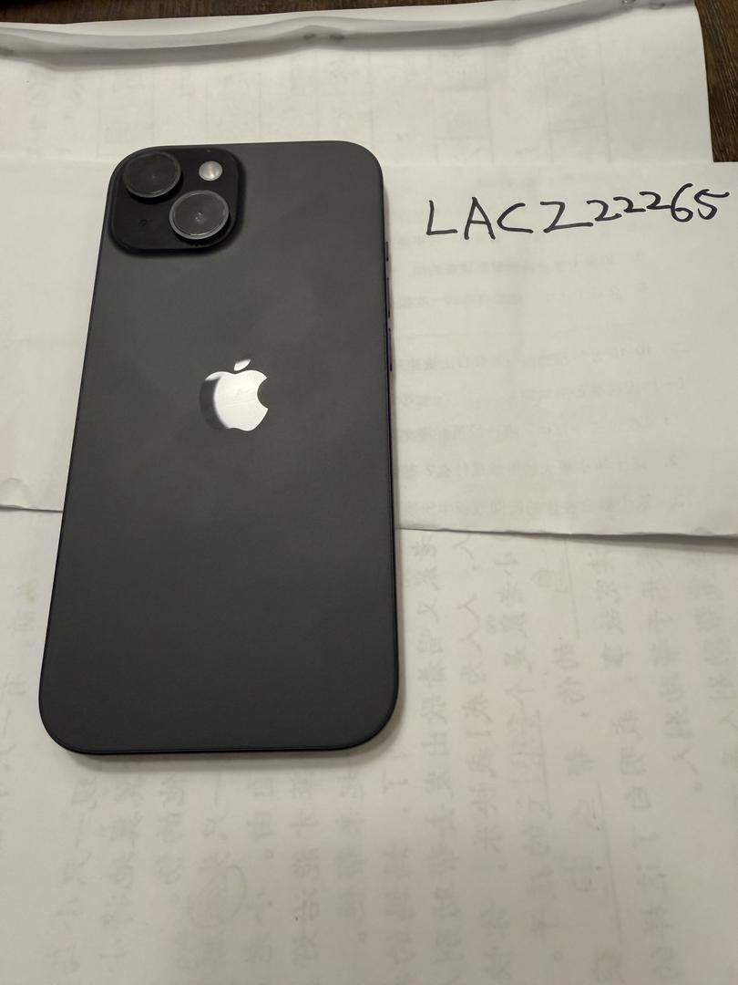 Apple iPhone 15 - Unlocked, 128GB, Black, A2846 - LACZ22265 - Swappa