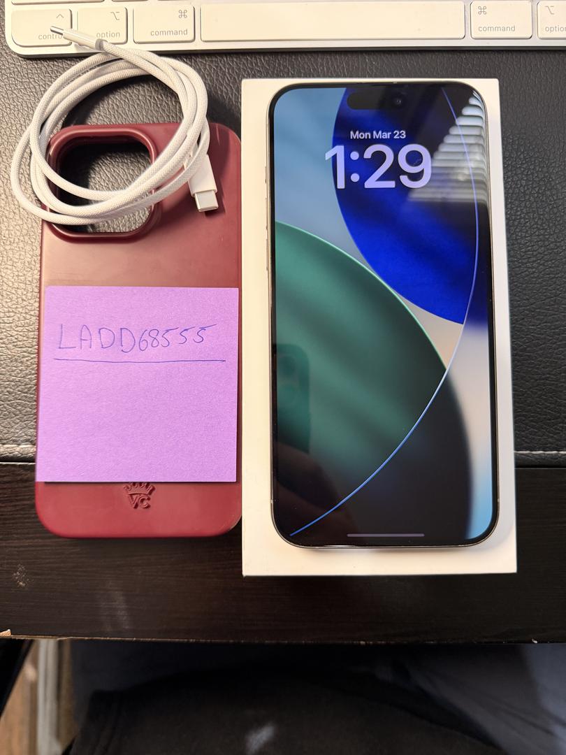 Apple iPhone 15 Pro Max - Unlocked, 512GB, Natural, A2849