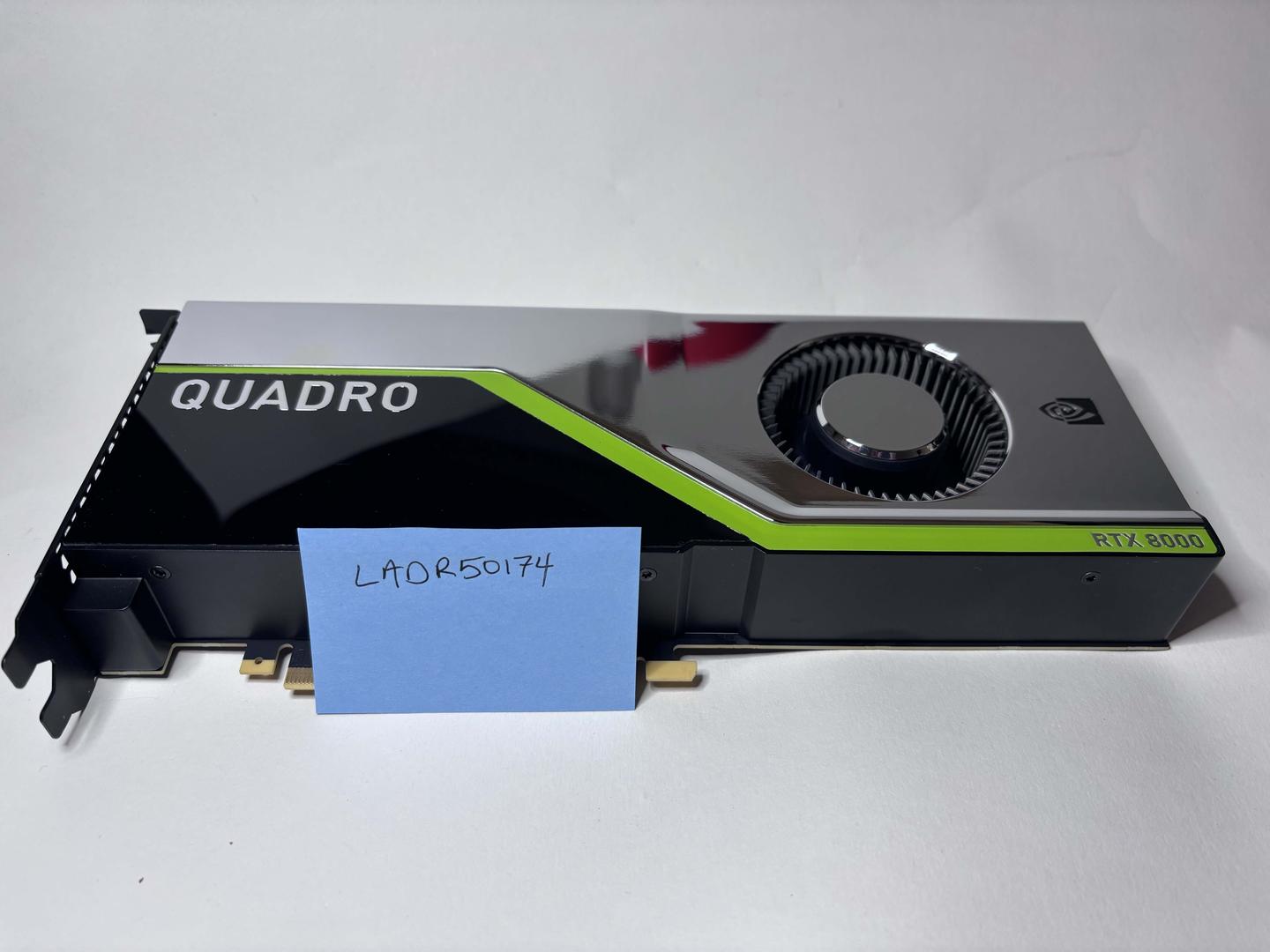 PNY Quadro RTX 8000 - VCQRTX8000-PB - LADR50174 - Swappa