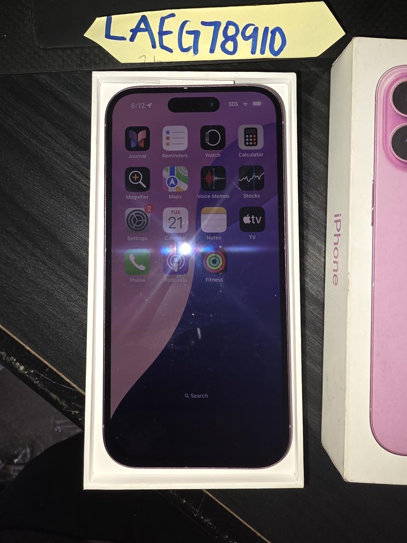Apple iPhone 16 - Unlocked, 128GB, Pink, A3081 - LAEG78910 - Swappa