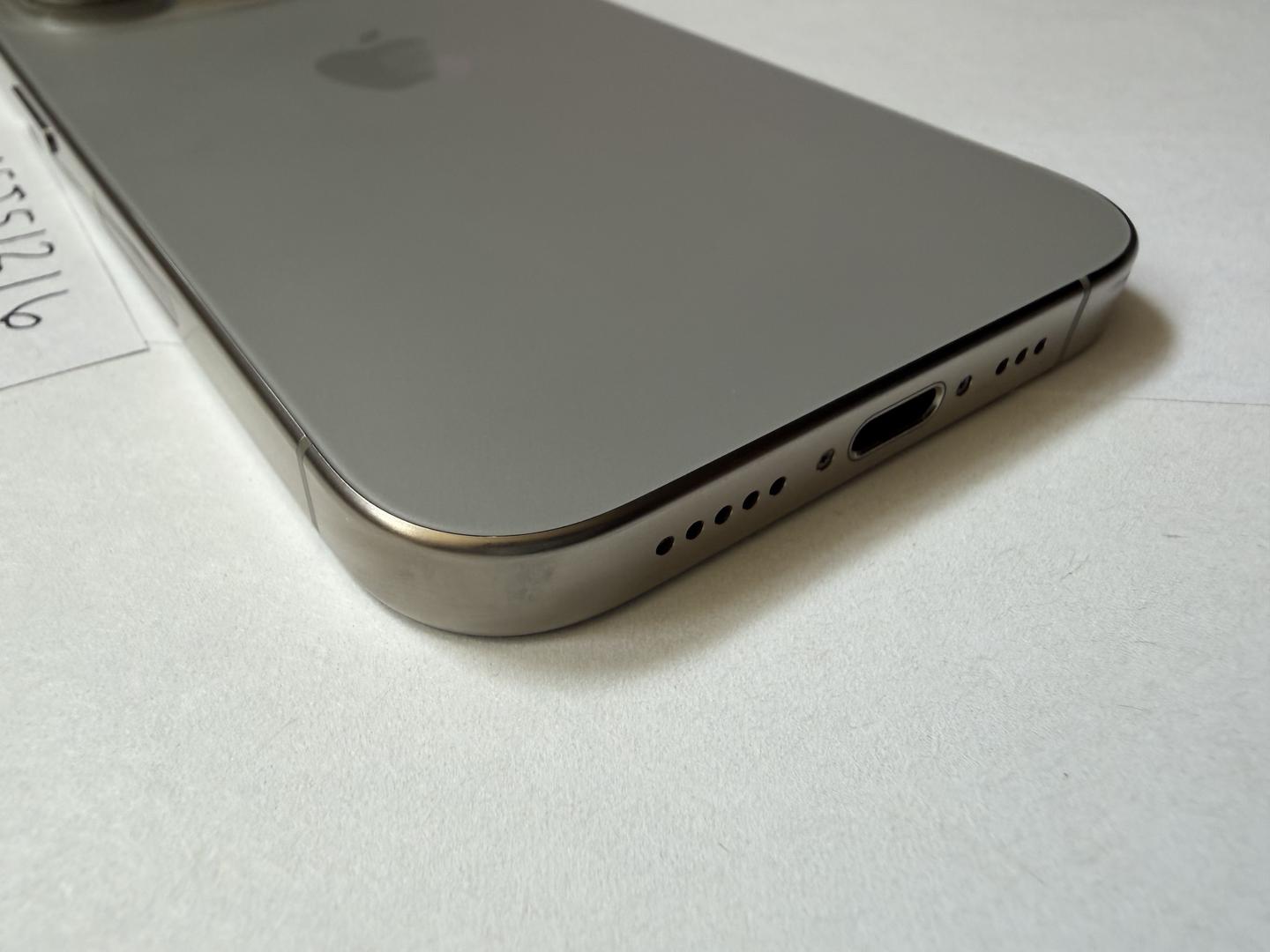 Apple iPhone 15 Pro - Unlocked, 256GB, Natural, A2848 - LAEJ51216