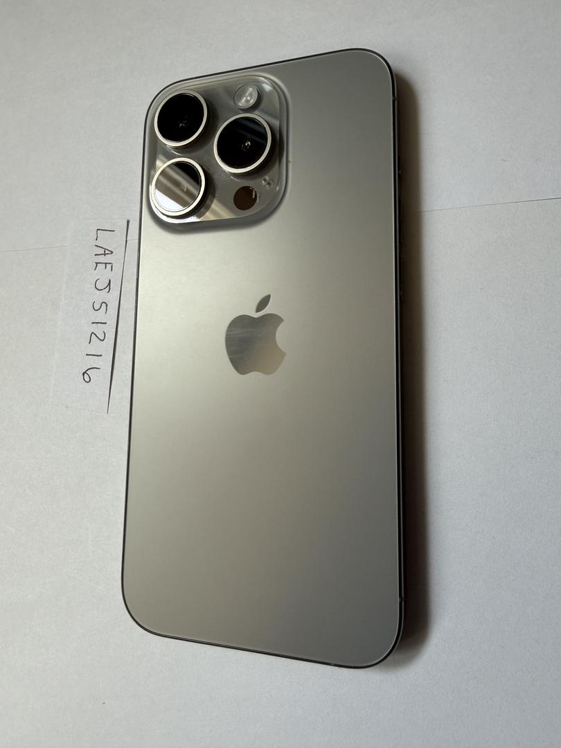 Apple iPhone 15 Pro - Unlocked, 256GB, Natural, A2848 - LAEJ51216 Apple iPhone 15 Pro - Unlocked, 256GB, Natural, A2848 - LAEJ51216