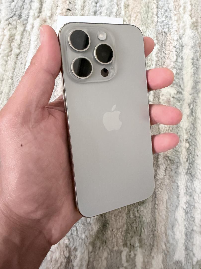 Apple iPhone 15 Pro - Unlocked, 128GB, Natural, A2848 - LAEZ76474