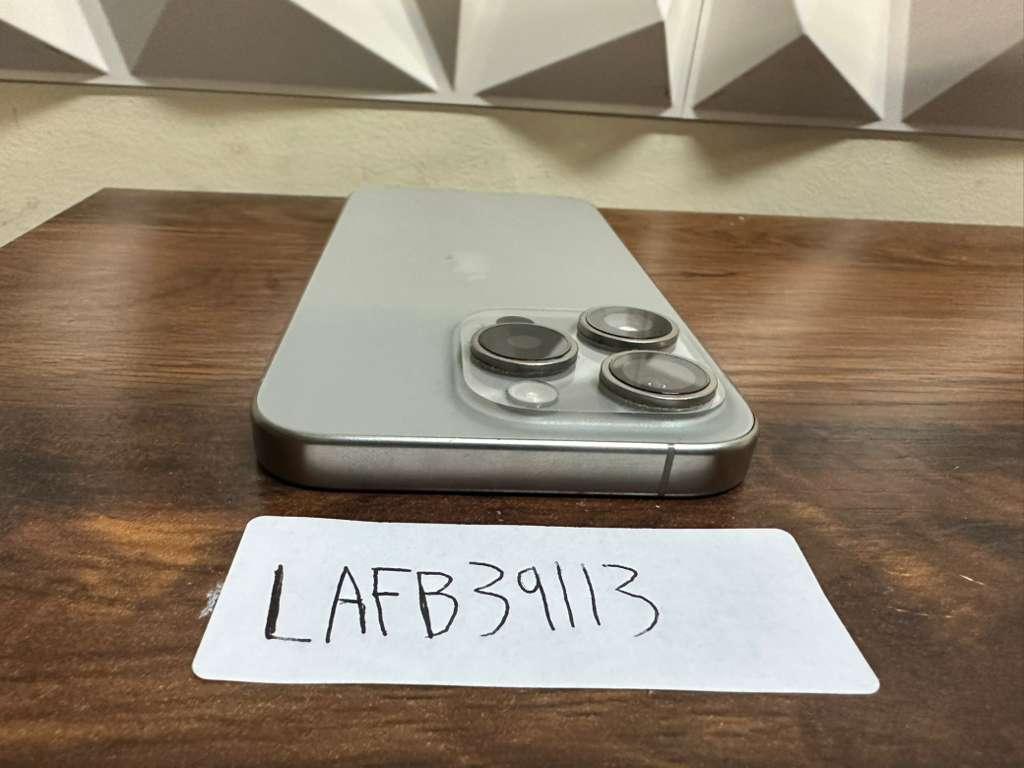 Apple iPhone 15 Pro - Unlocked, 256GB, Natural, A2848 - LAFB39113