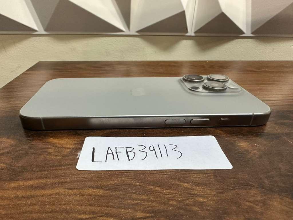 Apple iPhone 15 Pro - Unlocked, 256GB, Natural, A2848 - LAFB39113