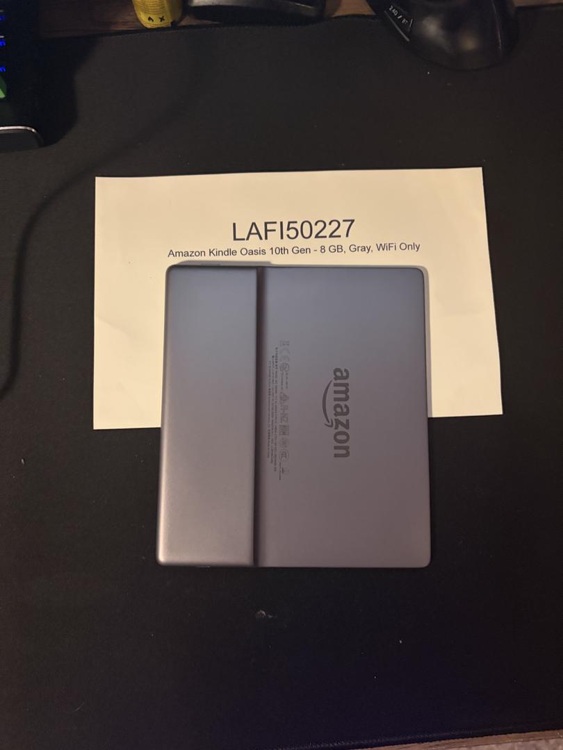Amazon Kindle Oasis 10th Gen - 8GB, Gray, WiFi Only - LAFI50227
