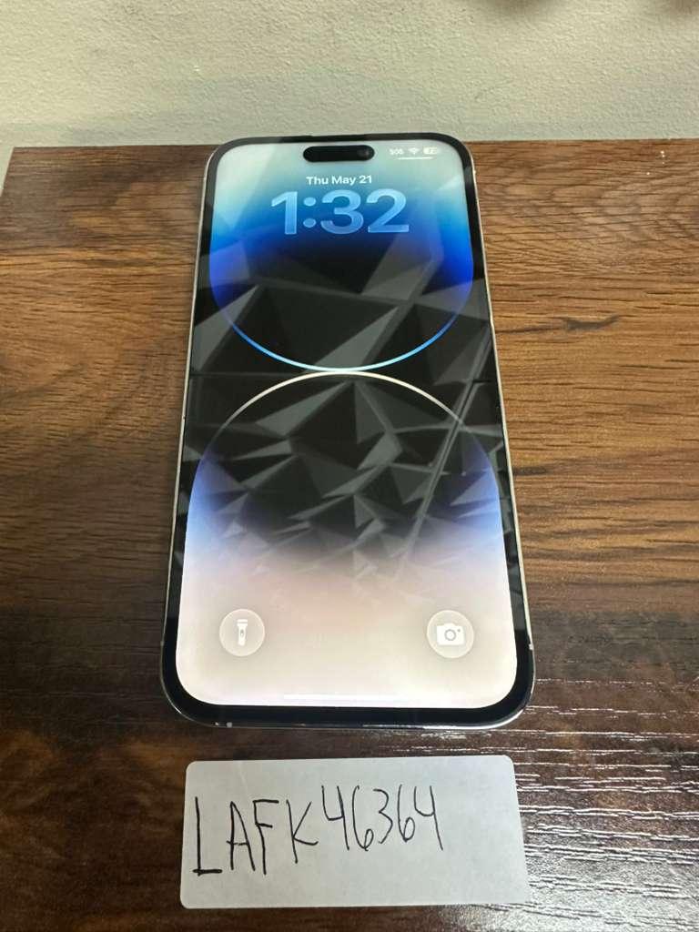 Apple iPhone 14 Pro Max - Unlocked, 128GB, Silver, A2651