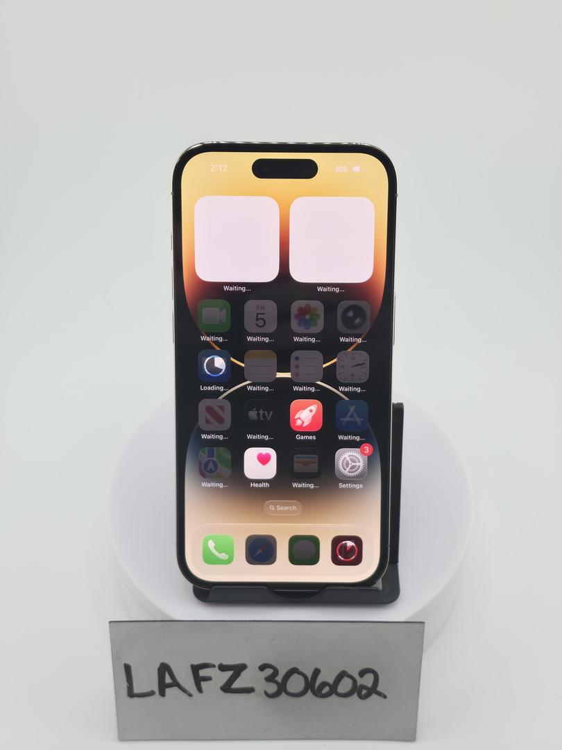 Apple iPhone 14 Pro - Unlocked, 128GB, Gold, A2650 - LAFZ30602