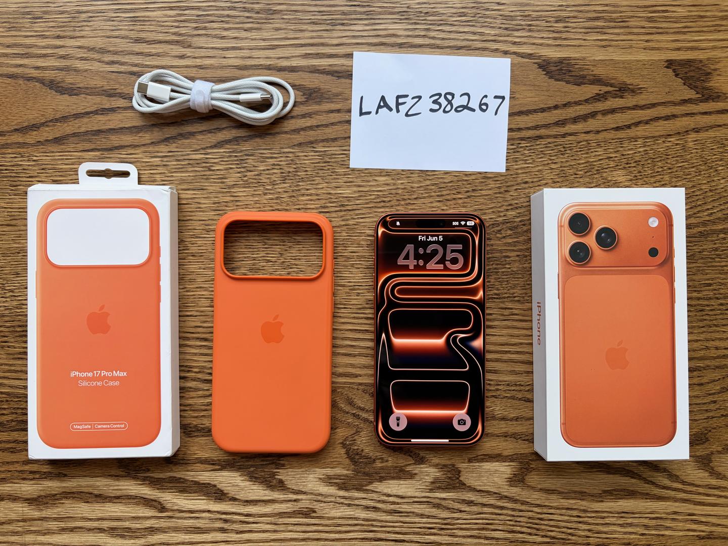 Apple iPhone 17 Pro Max - Unlocked, 512GB, Cosmic Orange, A3257