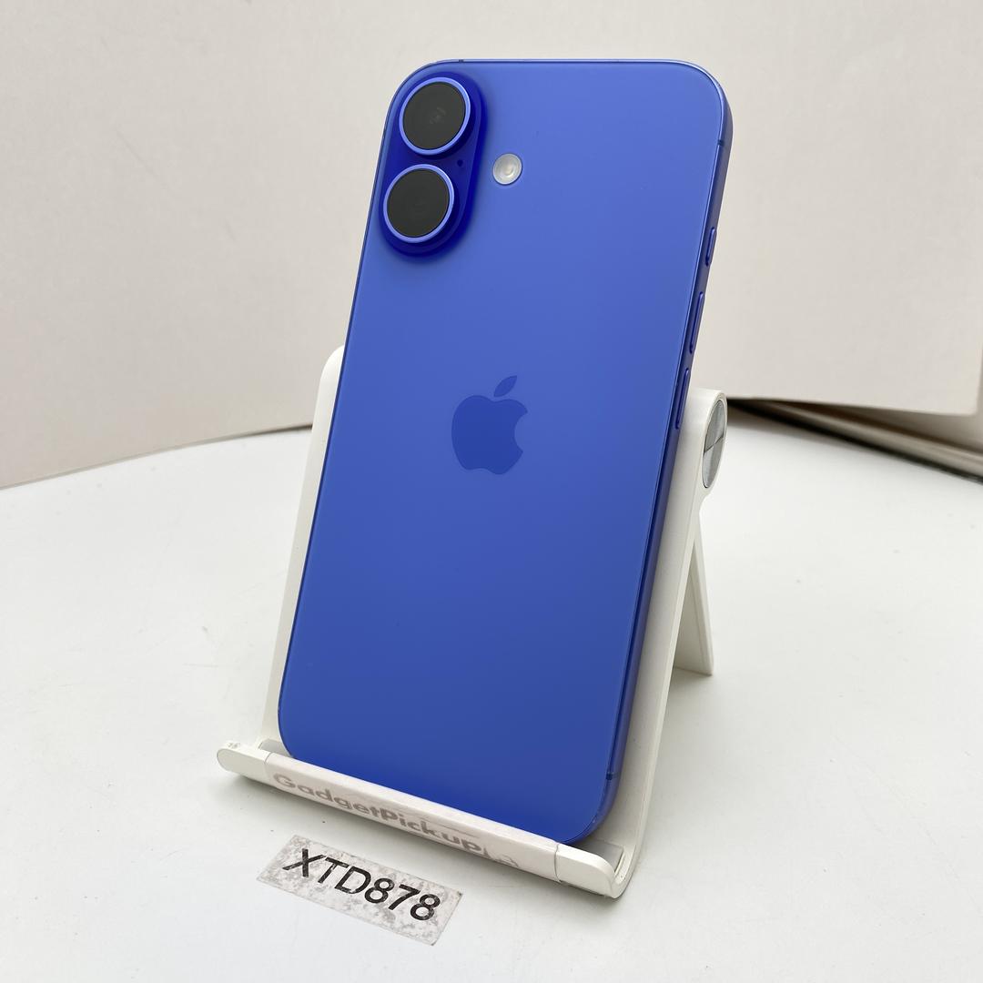 Apple iPhone 16 - Unlocked, 128GB, Ultramarine, A3081 - LAGD63274
