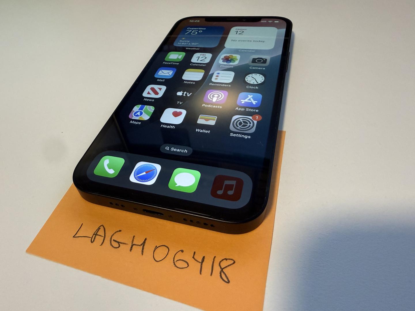 Apple iPhone 12 - Unlocked, 64GB, Black, A2172 - LAGH06418 - Swappa