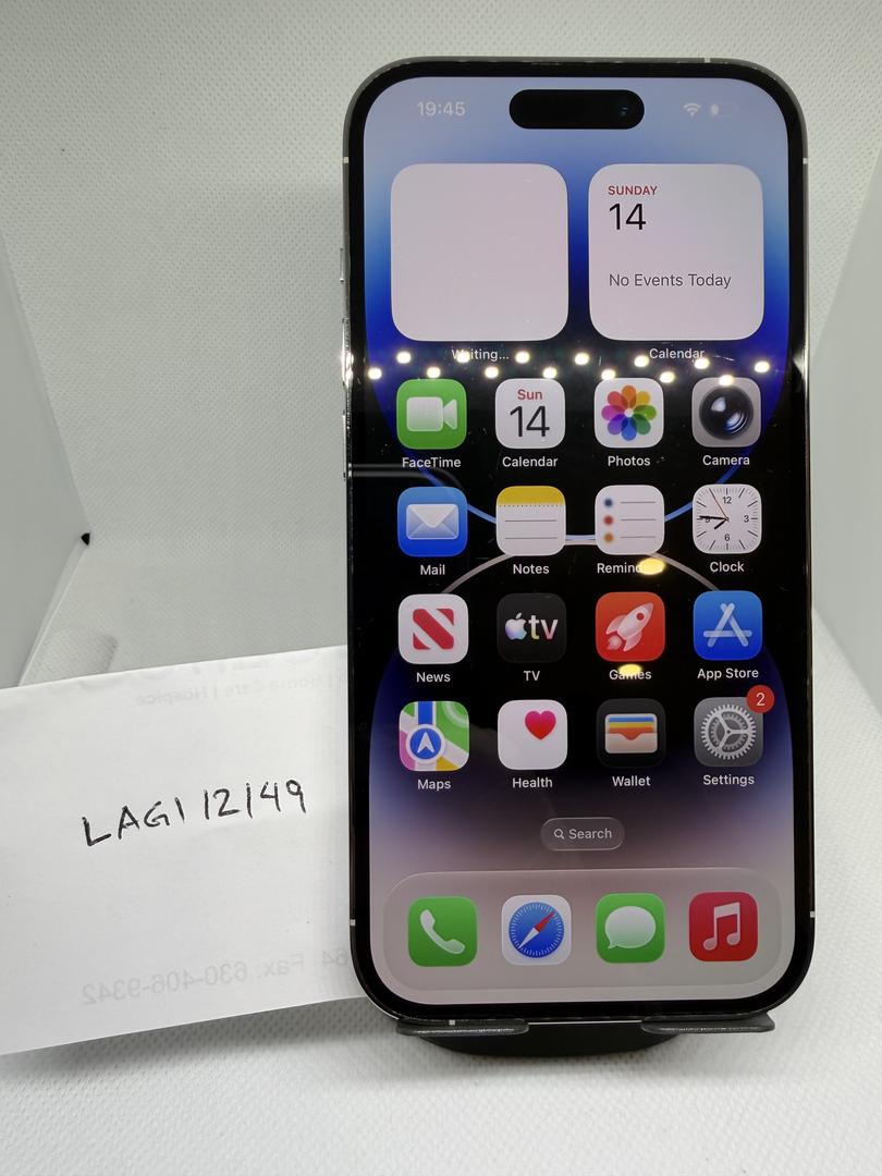Apple iPhone 14 Pro - Unlocked, 128GB, Silver, A2650 - LAGI12149