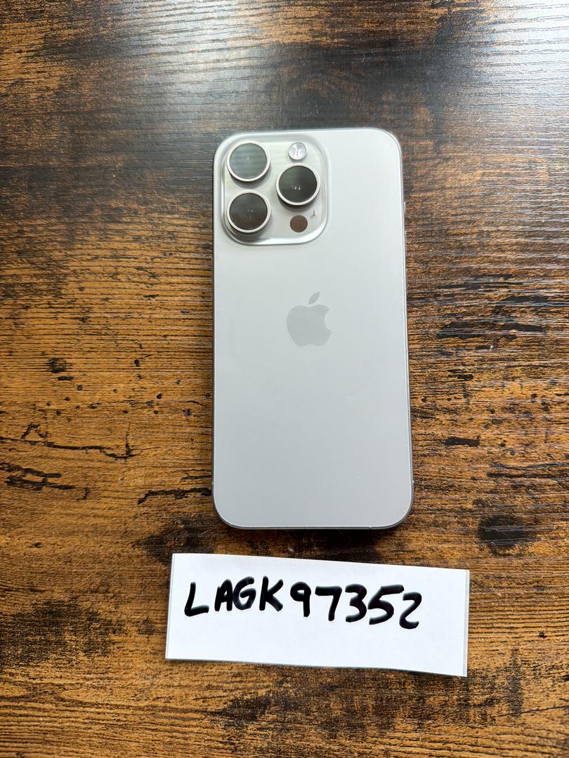 Apple iPhone 15 Pro - Unlocked, 256GB, Natural, A2848 - LAGK97352