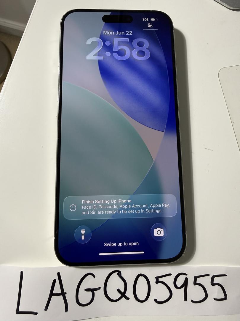 Apple iPhone 15 Pro Max - Unlocked, 256GB, White, A2849