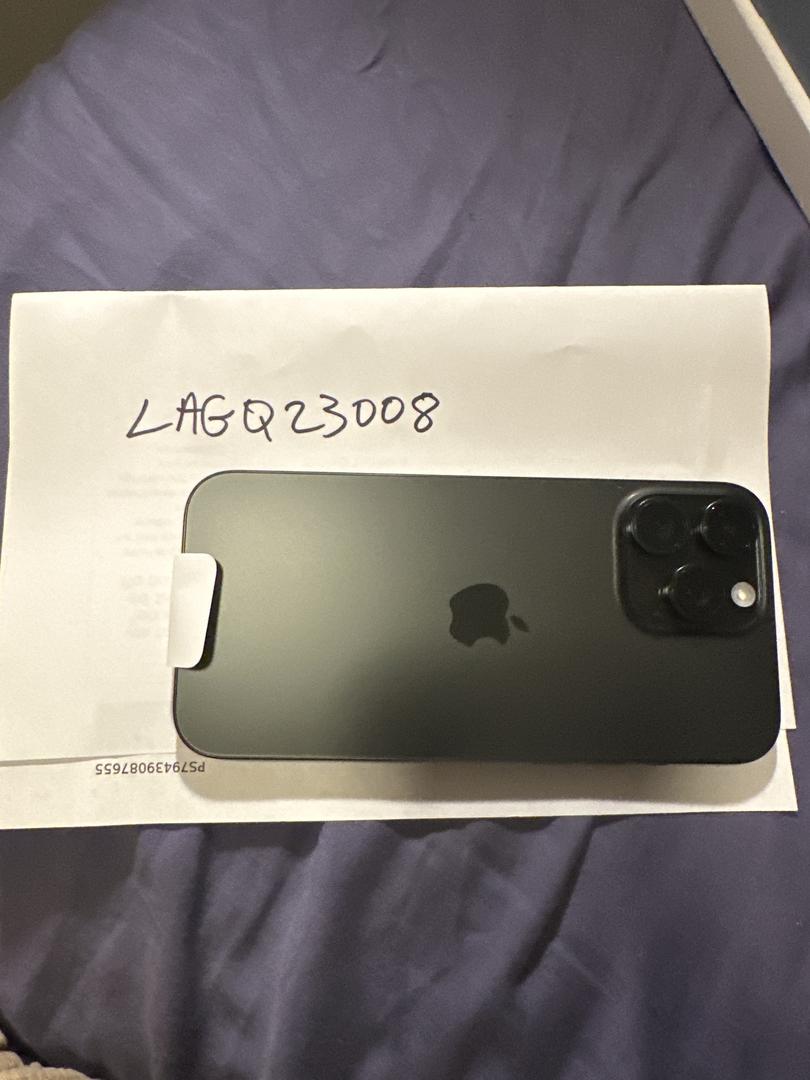 Apple iPhone 16 Pro Max - Other, 256GB, Black, A3084 - LAGQ23008