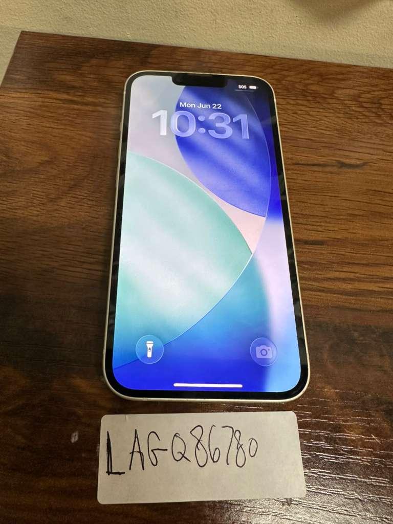 Apple iPhone 14 - Unlocked, 256GB, Starlight, A2649 - LAGQ86780