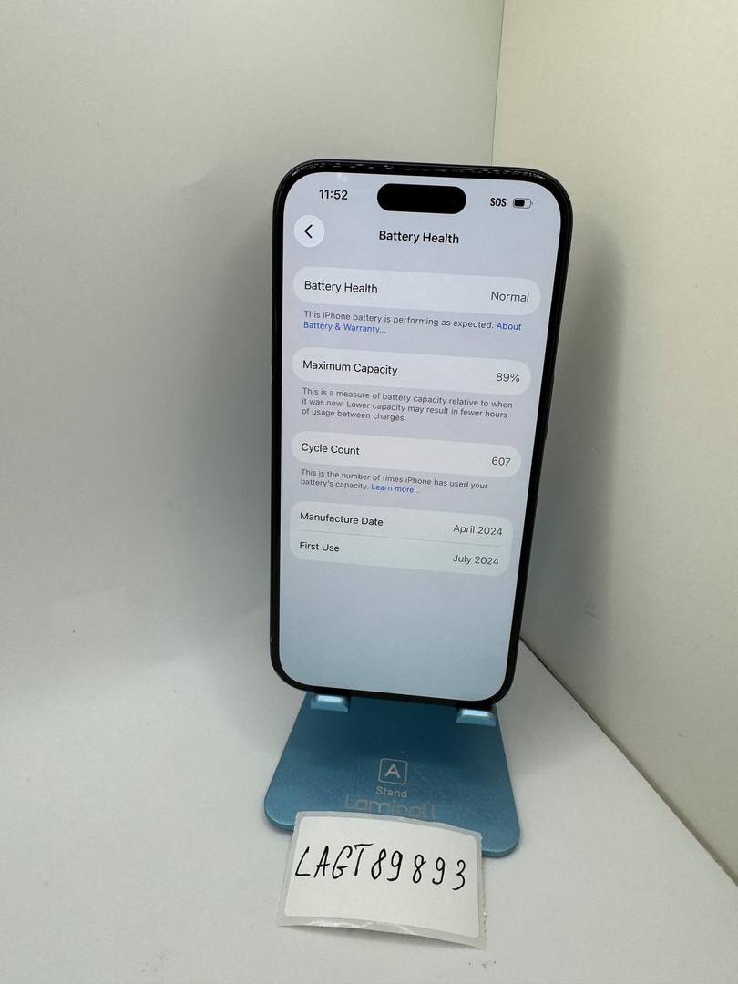 Apple iPhone 15 Pro - Unlocked, 128GB, Blue, A2848 - LAGT89893