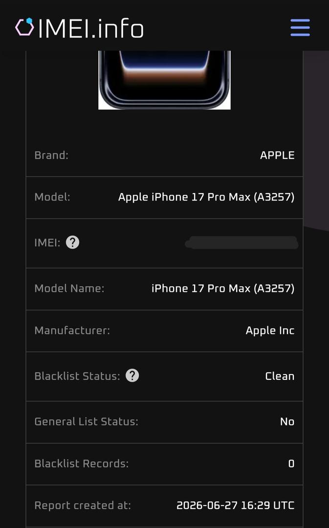 Apple iPhone 17 Pro Max - Unlocked, 256GB, Cosmic Orange, A3257