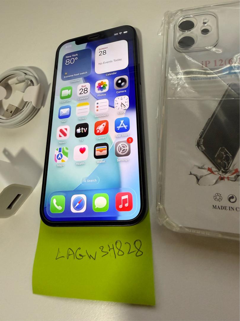 Apple iPhone 12 - Unlocked, 64GB, Black, A2172 - LAGW34828 - Swappa