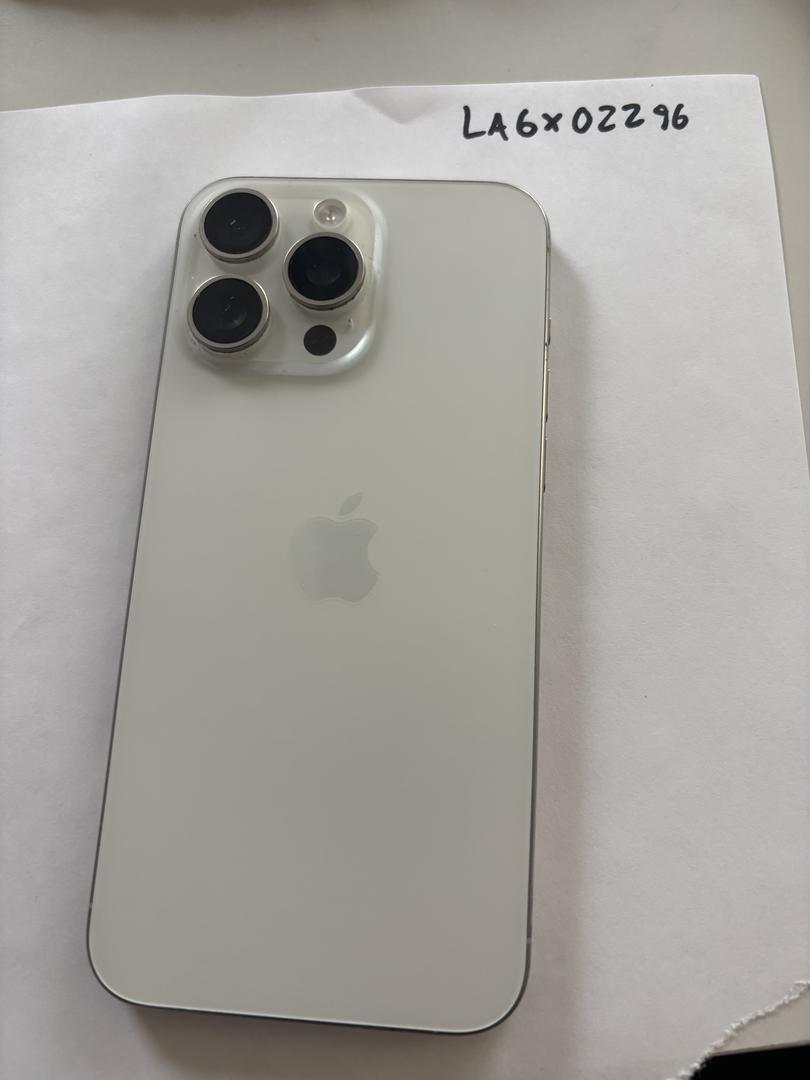 Apple iPhone 15 Pro Max - Unlocked, 256GB, White, A2849